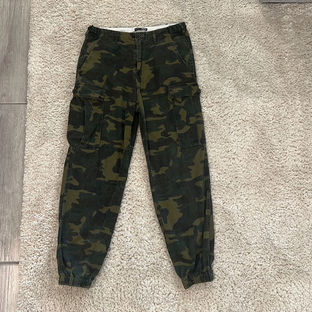 Camo cargo pants